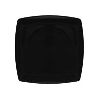 Plato Cuadrado Coupe 8 pulgadas Melamina Negra