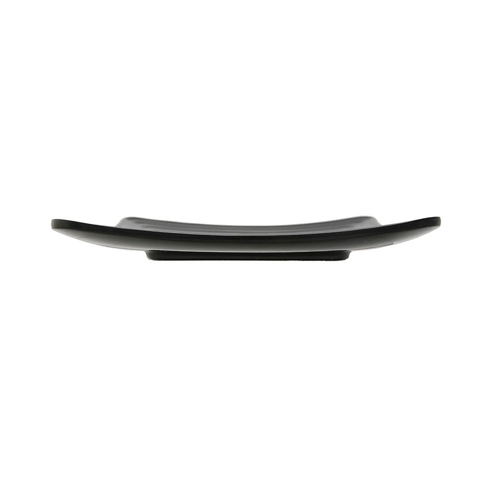 Plato Square con relieve 22.3 cm melamina negra Tåvola