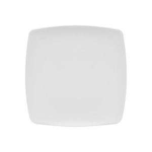 Plato Cuadrado Coupe 8 pulgadas Melamina Blanca