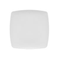 Plato Cuadrado Coupe 8 pulgadas Melamina Blanca