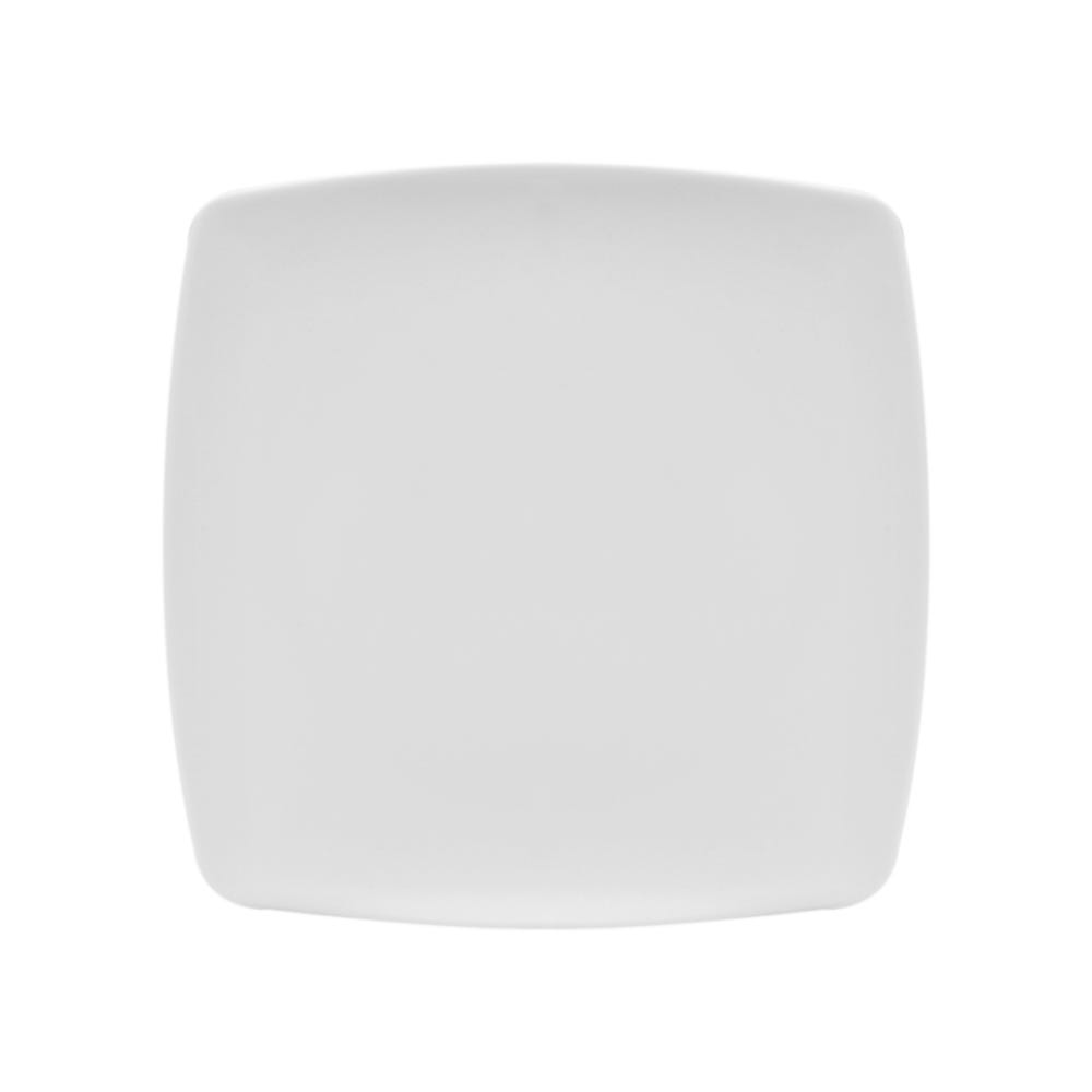 Plato Cuadrado Coupe 10 pulgadas blanco