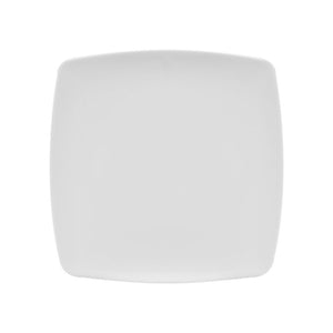 Plato Cuadrado Coupe 10 pulgadas blanco