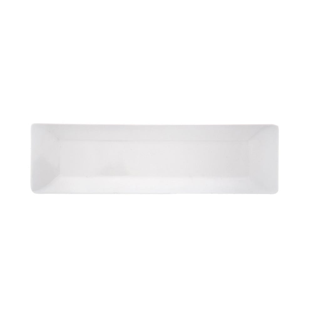 Plato bandeja rectangular 32 x 9 cm melamina blanca Tåvola