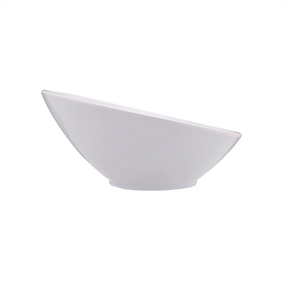 Bowl inclinado 21 cm melamina blanca Tåvola