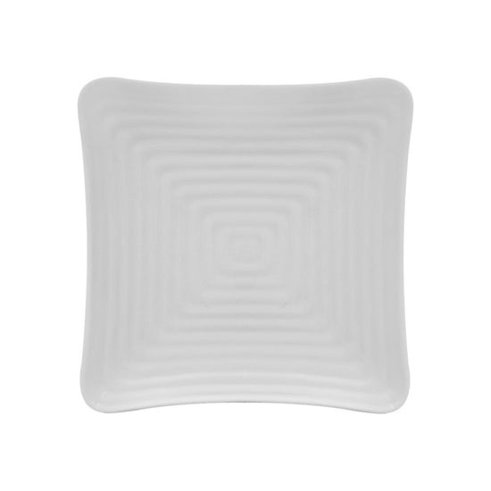 Plato Cuadrado con Relieve 23 cm