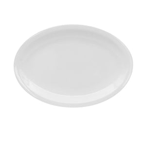 Plato Ovalado Tavola 11.5 pulgadas Melamina Blanca