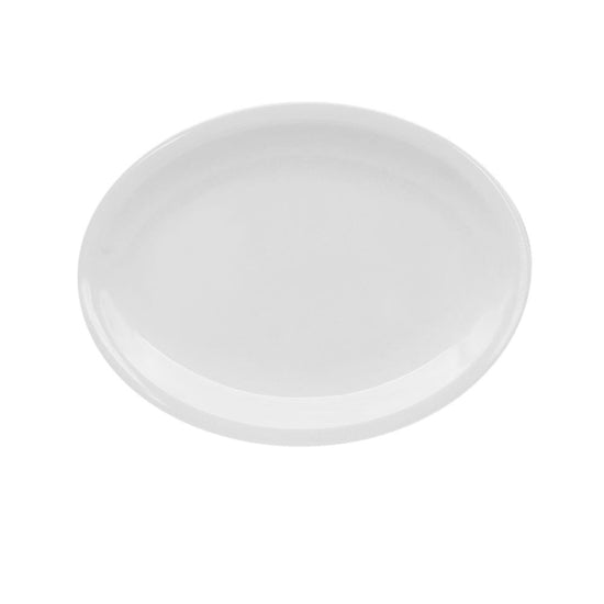 Platón Ovalado Tåvola 13.5 pulgadas Melamina Blanca