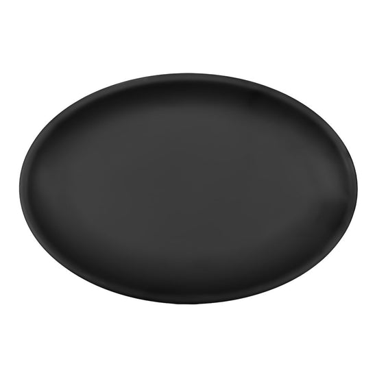 Plato ovalado de melamina 34.4 cm negra mate 91255 Tåvola