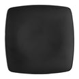 Plato cuadrado coupe de melamina 20 cm negro mate Tåvola – vista superior del plato
