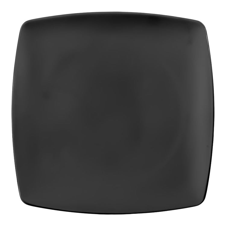 Plato cuadrado de melamina 26 cm Coupe negra mate 91262 Tåvola