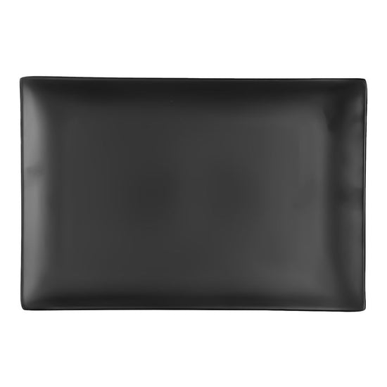 Bandeja rectangular de melamina 27.7 x 18.7 cm negra mate 91272 Tåvola