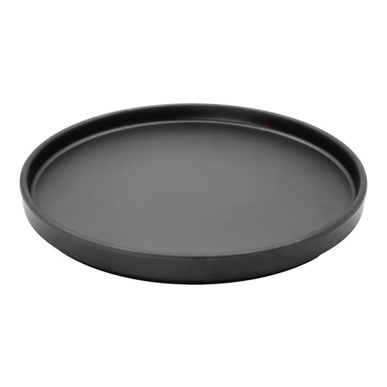 Plato de melamina negra mate 23 cm Barcelona 91281 Tåvola – vista 3