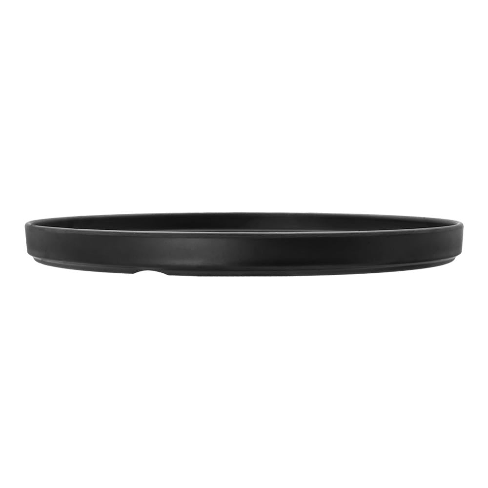 Plato de melamina negra mate 27 cm Barcelona 91282 Tåvola