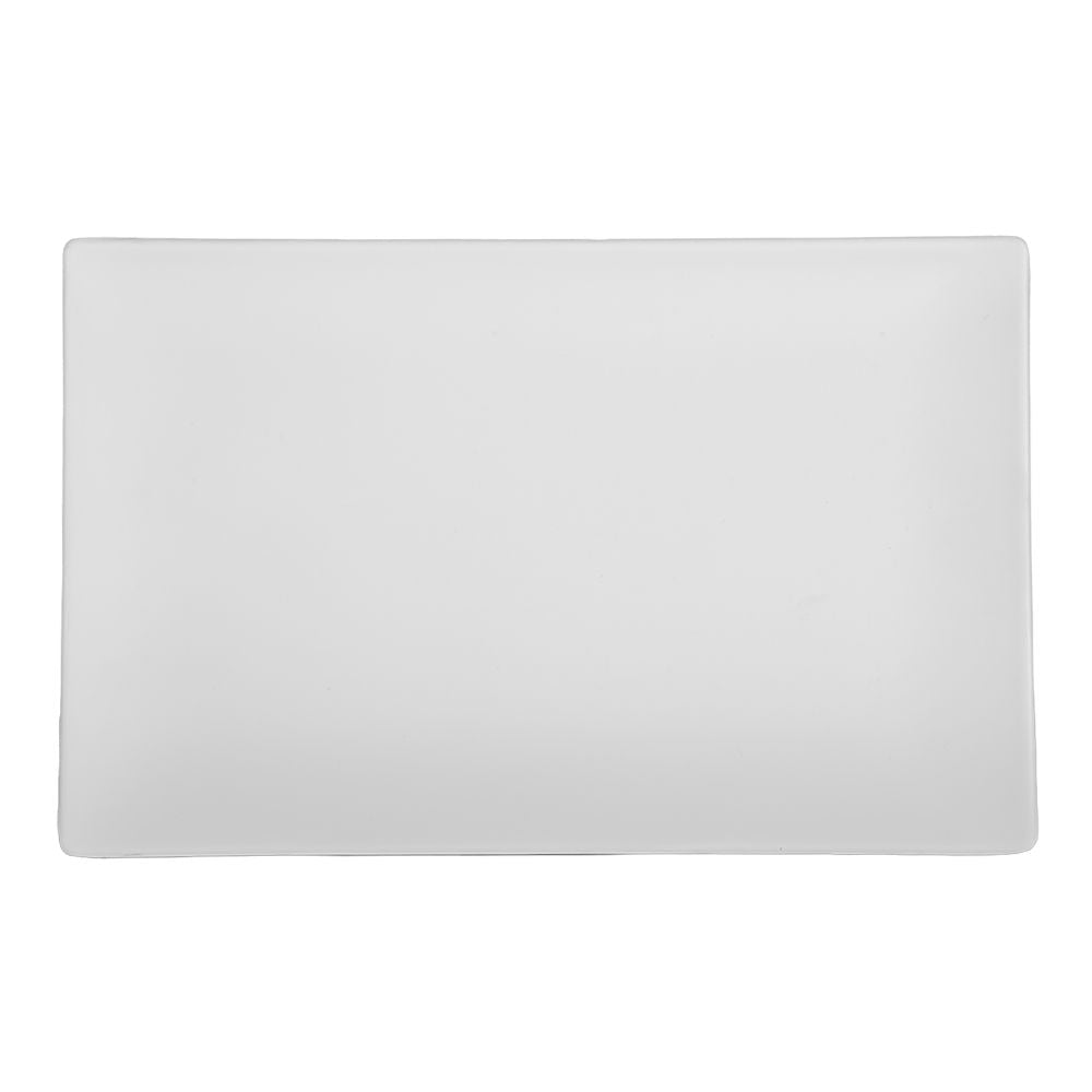 Bandeja rectangular de melamina 24.5 x 15.7 cm blanca mate 91241 Tåvola
