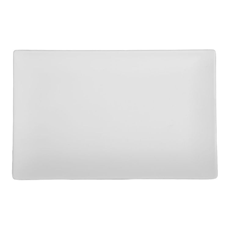 Bandeja rectangular de melamina 24.5 x 15.7 cm blanca mate 91241 Tåvola