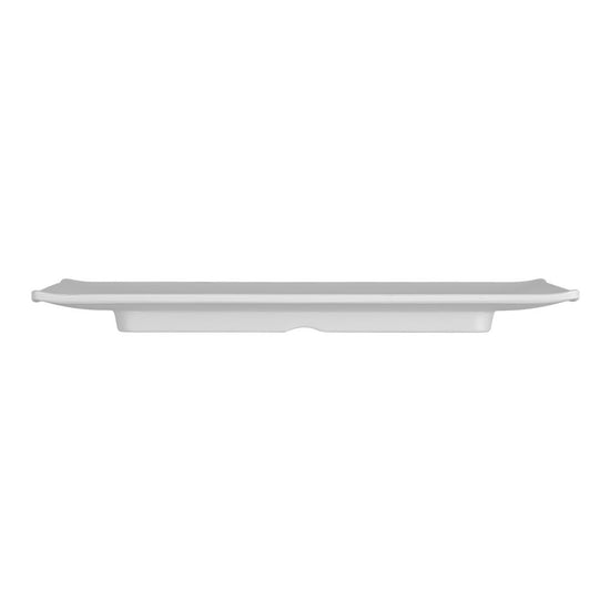 Bandeja rectangular de melamina 24.5 x 15.7 cm blanca mate 91241 Tåvola – vista 2
