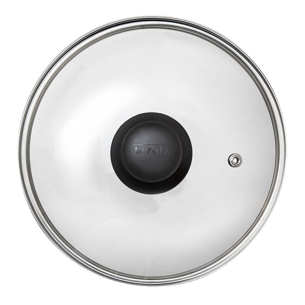 Tapa de vidrio 20 cm con agarradera de baquelita 94543 Tåvola