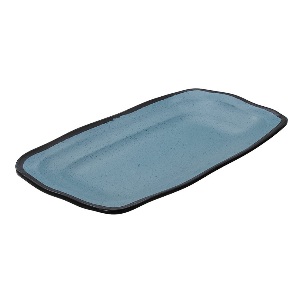 Bandeja rectangular de melamina 30.5 x 17.5 cm Terra Blue 93788 Tåvola – vista 3