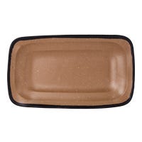 Bandeja rectangular de melamina 30.5 x 17.5 cm Terra Brown 93656 Tåvola