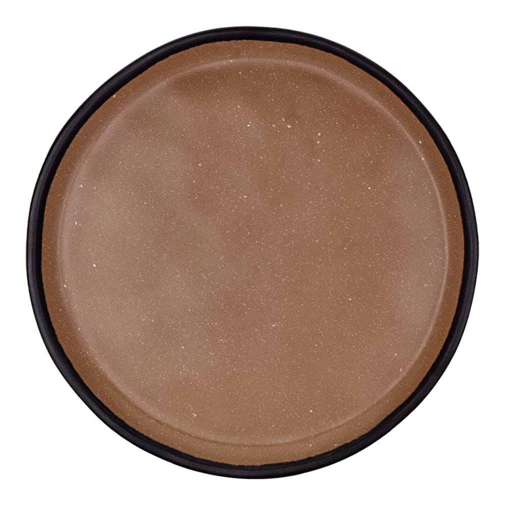 Plato trinche melamina 21 cm Terra Brown 93657 Tåvola