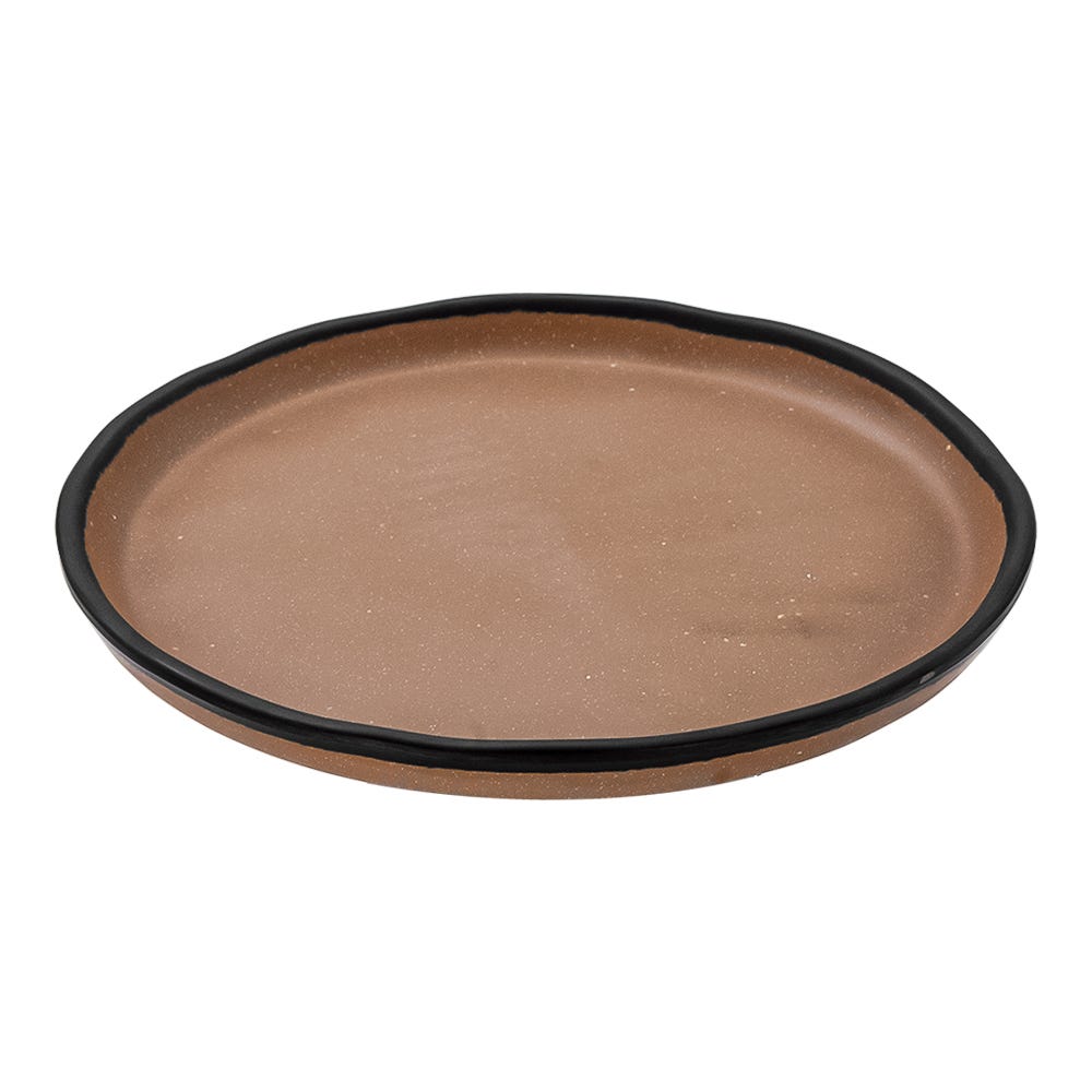 Plato trinche melamina 21 cm Terra Brown 93657 Tåvola