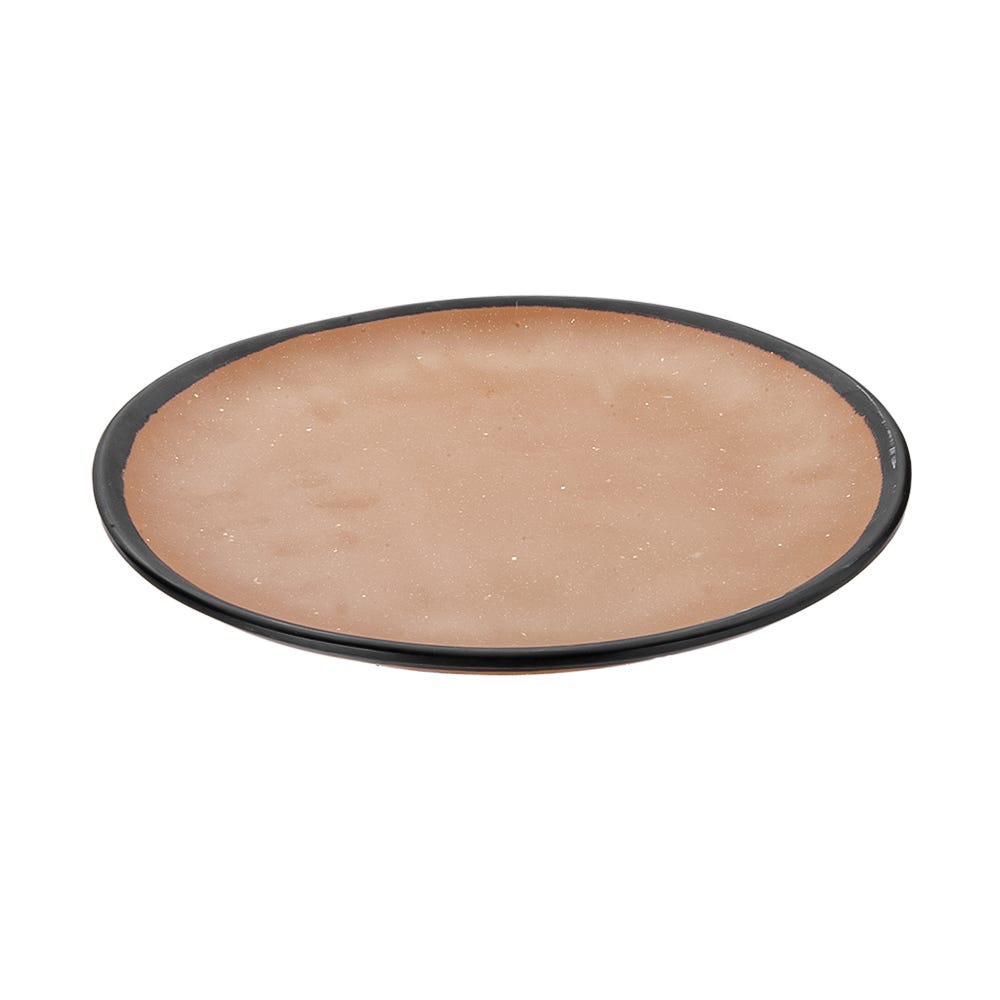 Plato trinche de melamina 23 cm Terra Brown 93654 Tåvola