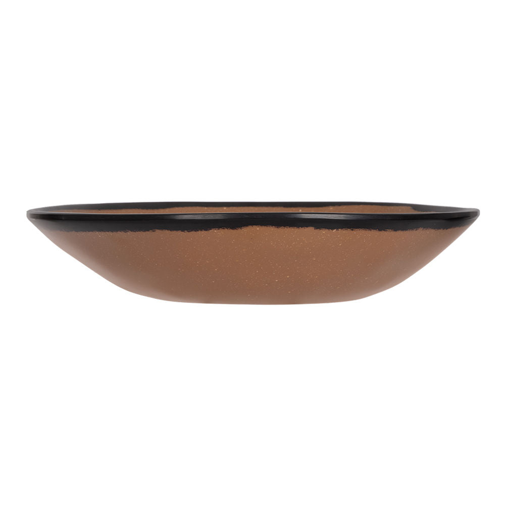 Tazón baja de melamina 700 ml Terra Brown 93655 Tåvola