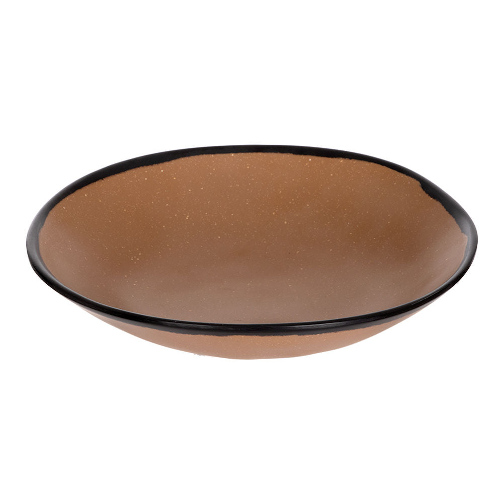 Tazón baja de melamina 700 ml Terra Brown 93655 Tåvola