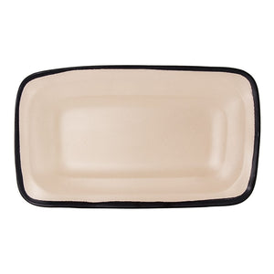 Bandeja rectangular de melamina 30.5 x 17.5 cm Terra Sand 93779 Tåvola