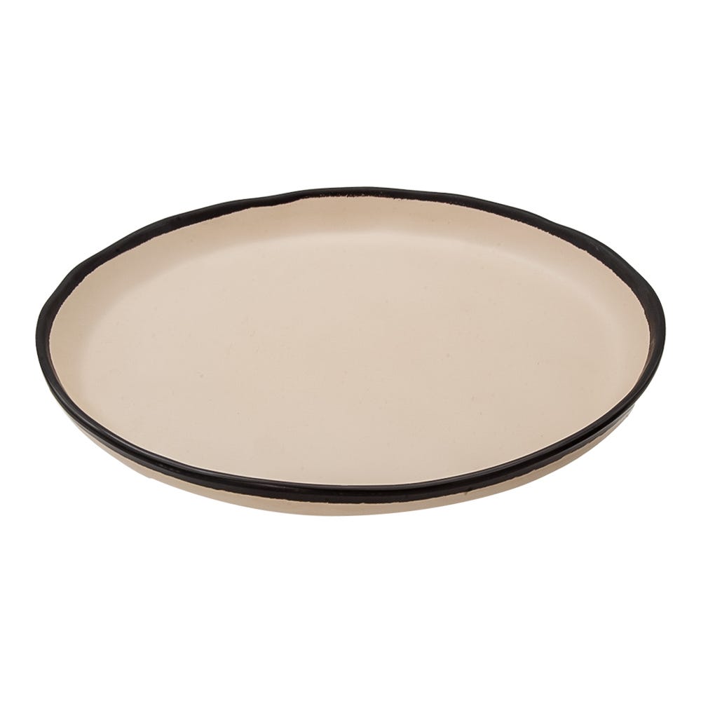 Plato trinche de melamina Hygge 27 cm Terra Sand 93782 Tåvola