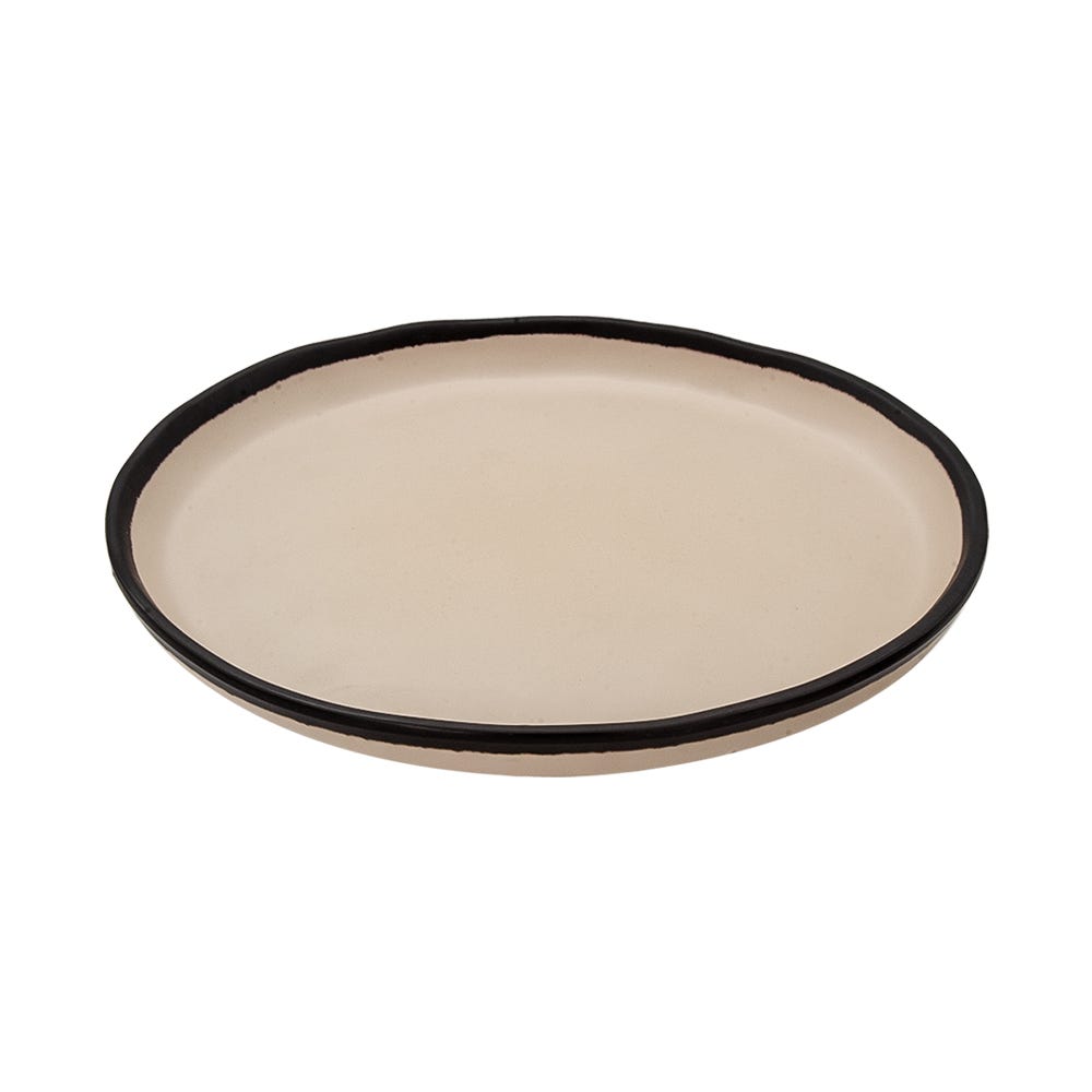 Plato trinche de melamina Hygge 22 cm Terra Sand 93781 Tåvola