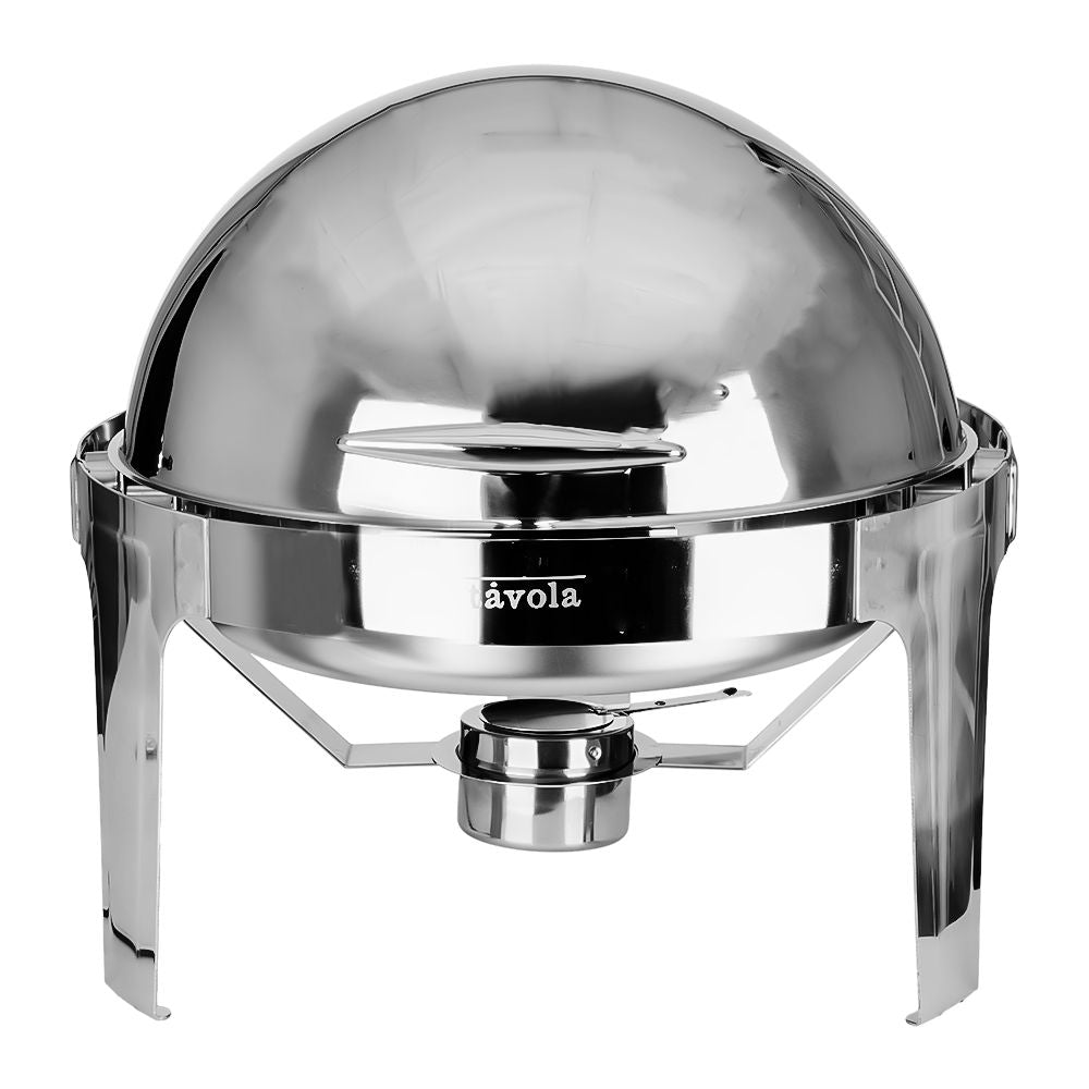 Chafer redondo de acero inoxidable 6 litros TCHF6L11REDO3 Tåvola