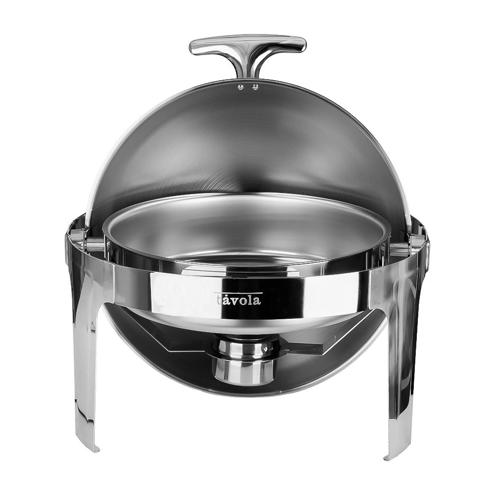 Chafer redondo de acero inoxidable 6 litros TCHF6L11REDO3 Tåvola