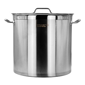 Olla de acero inoxidable con tapa 44 litros 94734 Tåvola