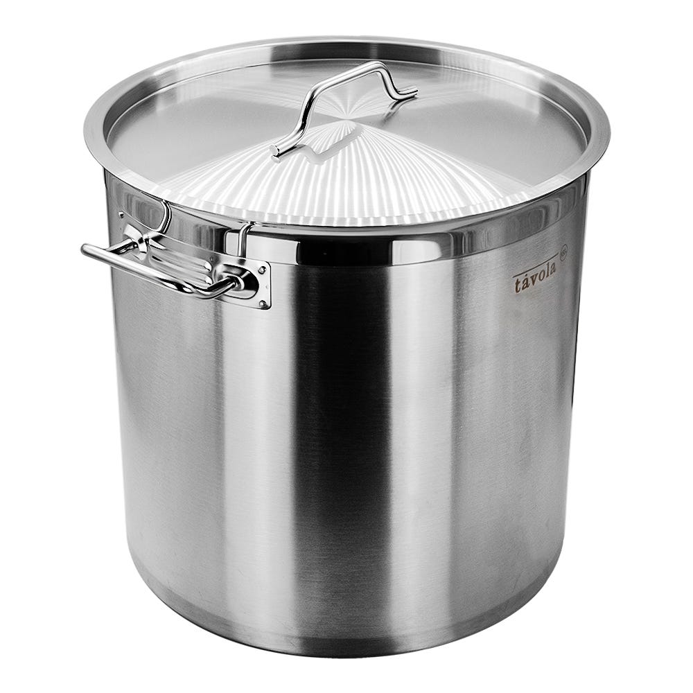 Olla de acero inoxidable con tapa 44 litros 94734 Tåvola