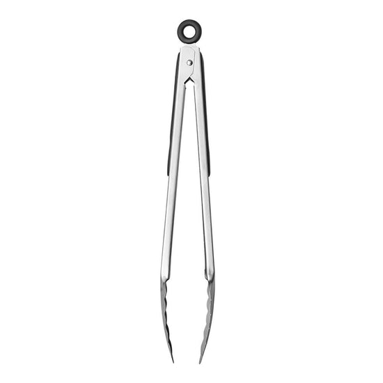 Pinza de acero inoxidable con cubierta de plástico negra 34 cm TAV-12FTCLIPB Tåvola