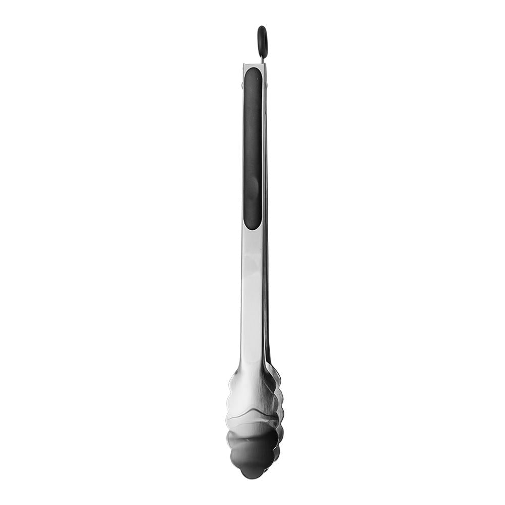 Pinza de acero inoxidable con cubierta de plástico negra 34 cm TAV-12FTCLIPB Tåvola