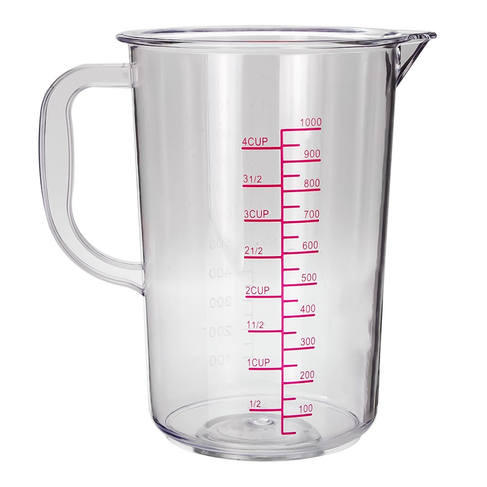 Jarra medidora de policarbonato 1 L econ 94712 Tåvola
