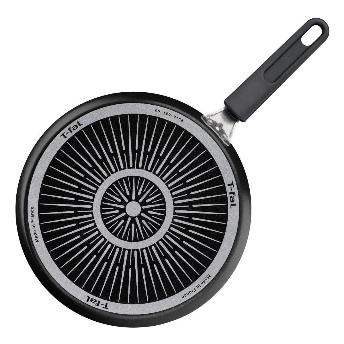 Sartén crepero de aluminio 25 cm Hard Titanium Plus C3821082 T-Fal