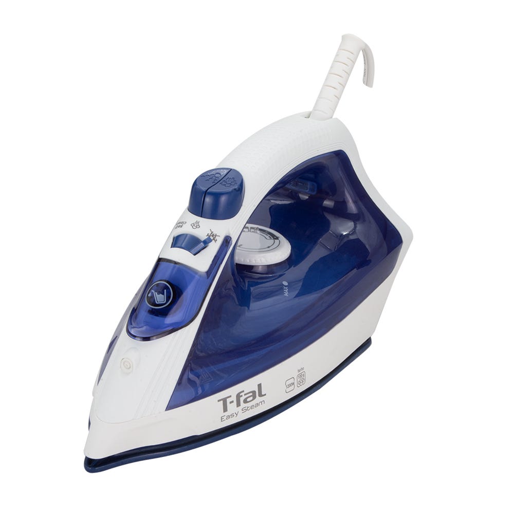 Plancha Easy Steam azul y blanco FV1942X0 T-Fal – vista 3