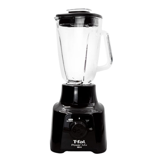 Licuadora Power Mix Negra 2 velocidades vaso de vidrio T-fal