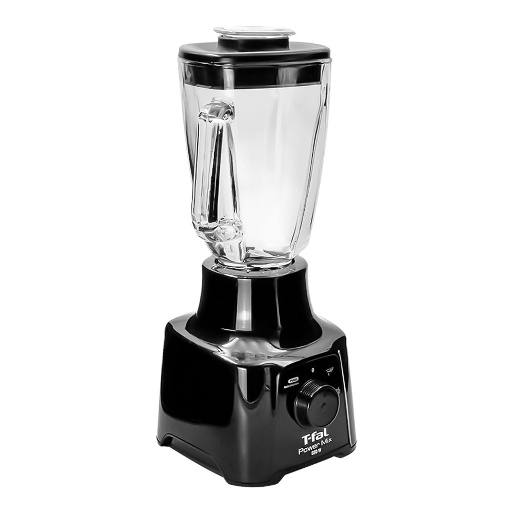 Licuadora Power Mix Negra 2 velocidades vaso de vidrio T-fal