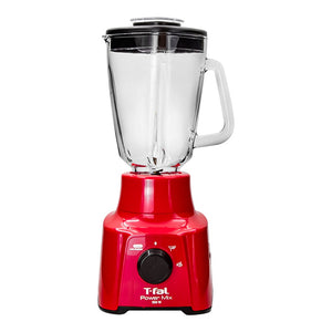Licuadora Power Mix Roja 2 velocidades vaso de vidrio T-Fal