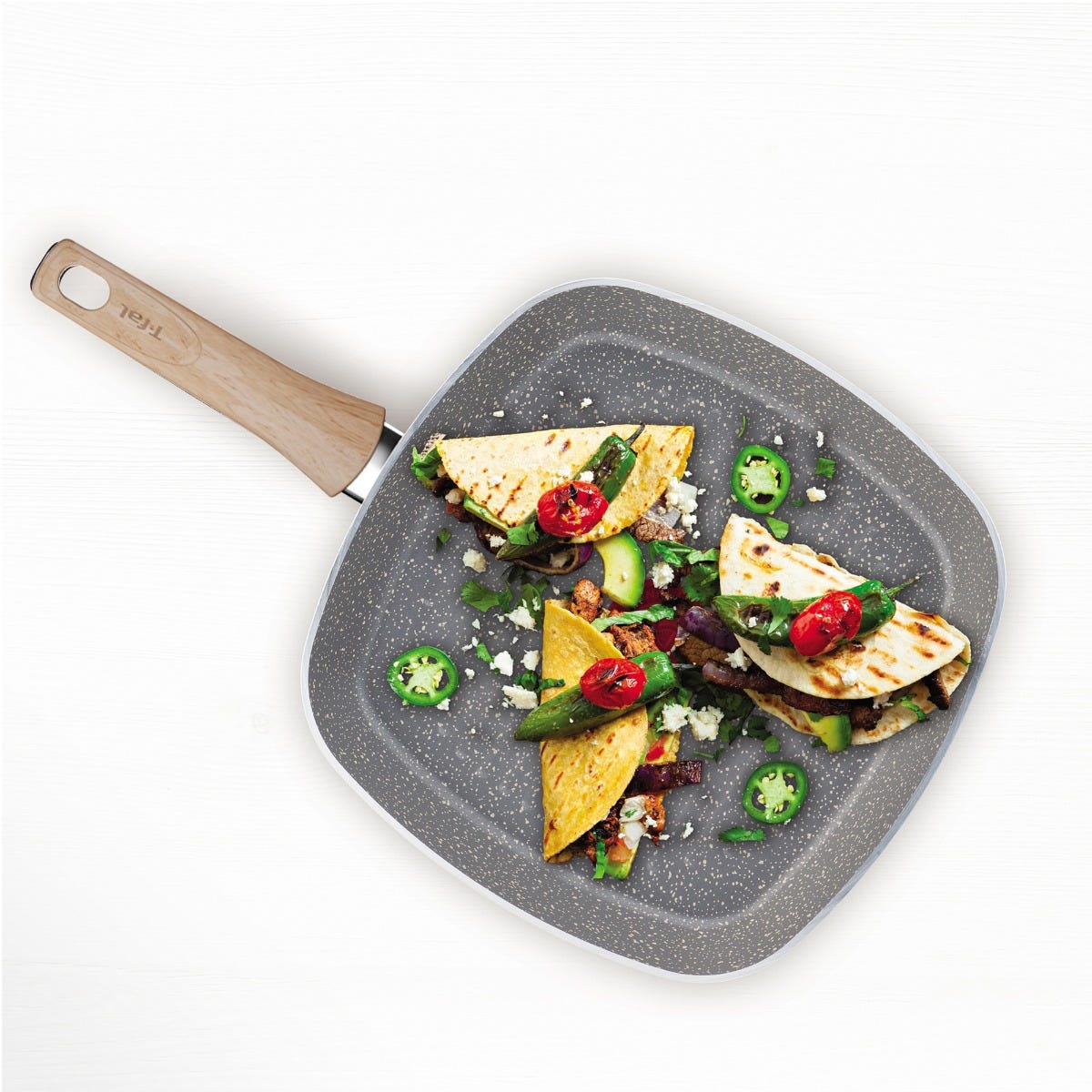 Sartén grill de aluminio 26 x 26 cm Natural Cook B5784082 T-Fal