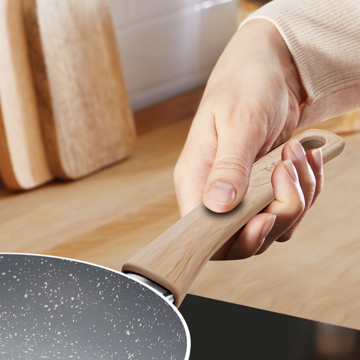 Sartén de aluminio 30 cm Natural Cook B5780782 T-Fal