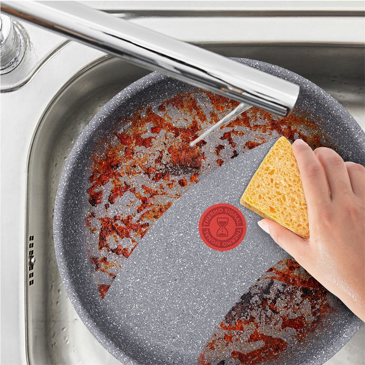 Sartén de aluminio 30 cm Natural Cook B5780782 T-Fal