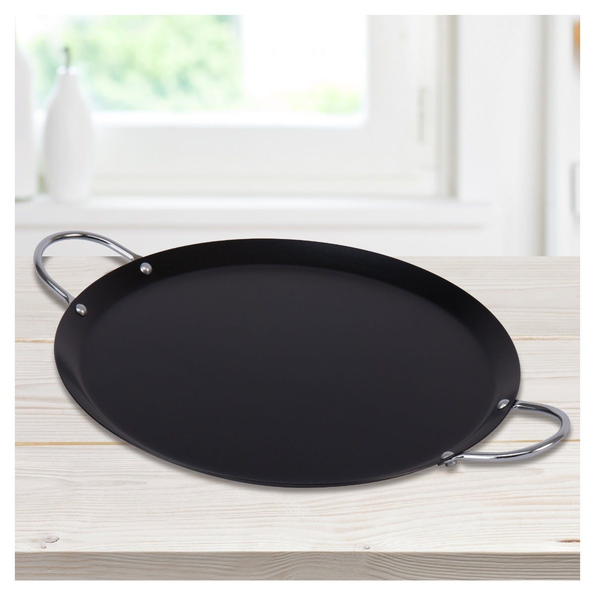 Comal redondo de acero al carbón 28 cm IMU-52014 Imusa