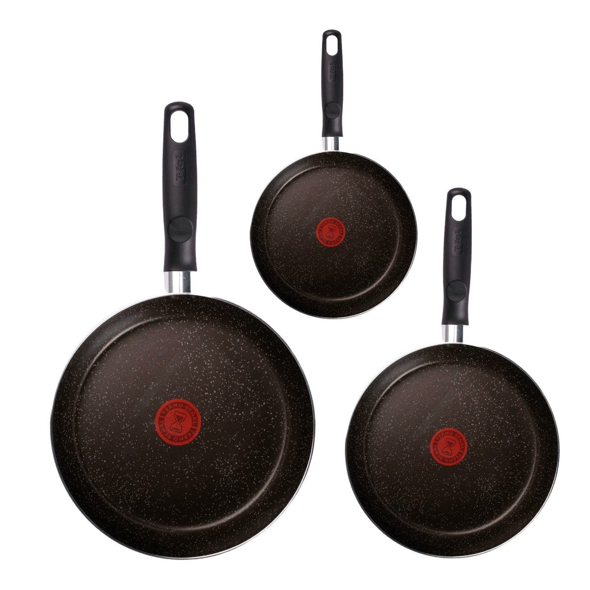 Juego de sartenes de aluminio 20/24/26 cm Daily Stone 0232900 T-Fal