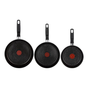 Juego de sartenes de aluminio 20/24/26 cm Daily Stone 0232900 T-Fal