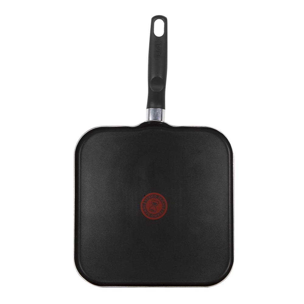 Sartén grill de aluminio cuadrado 27 x 27 cm vital 0391400VT T-Fal